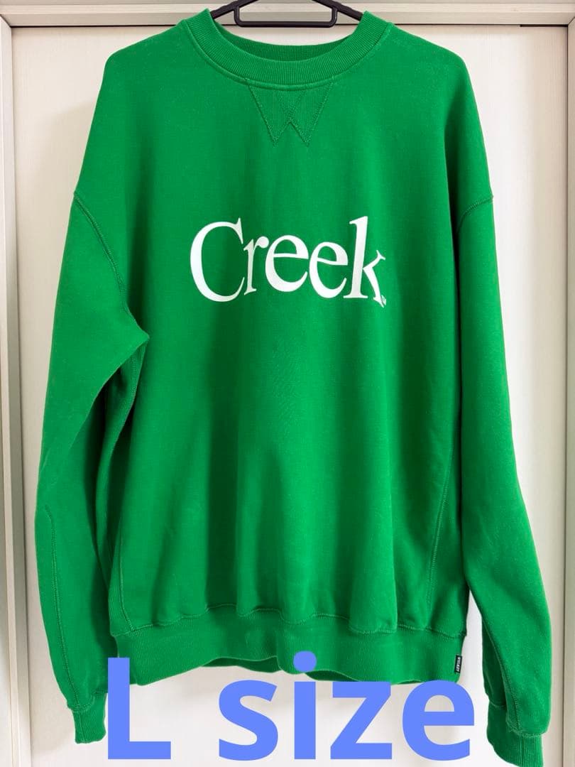 creek whimsysocks スウェット　グリーン　L size