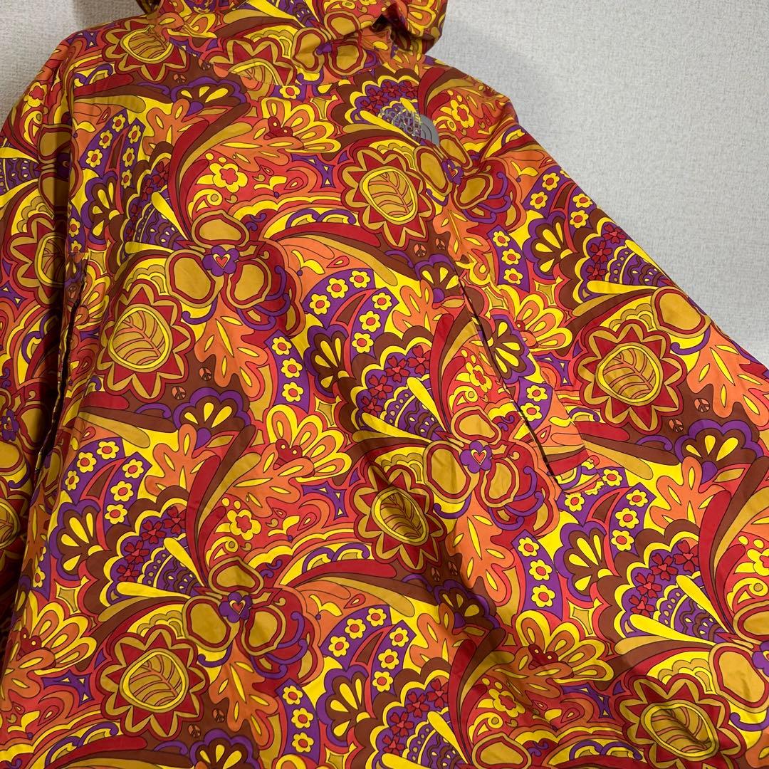 2601 美品 THE NORTH FACE ノースフェイス ポンチョ 総柄