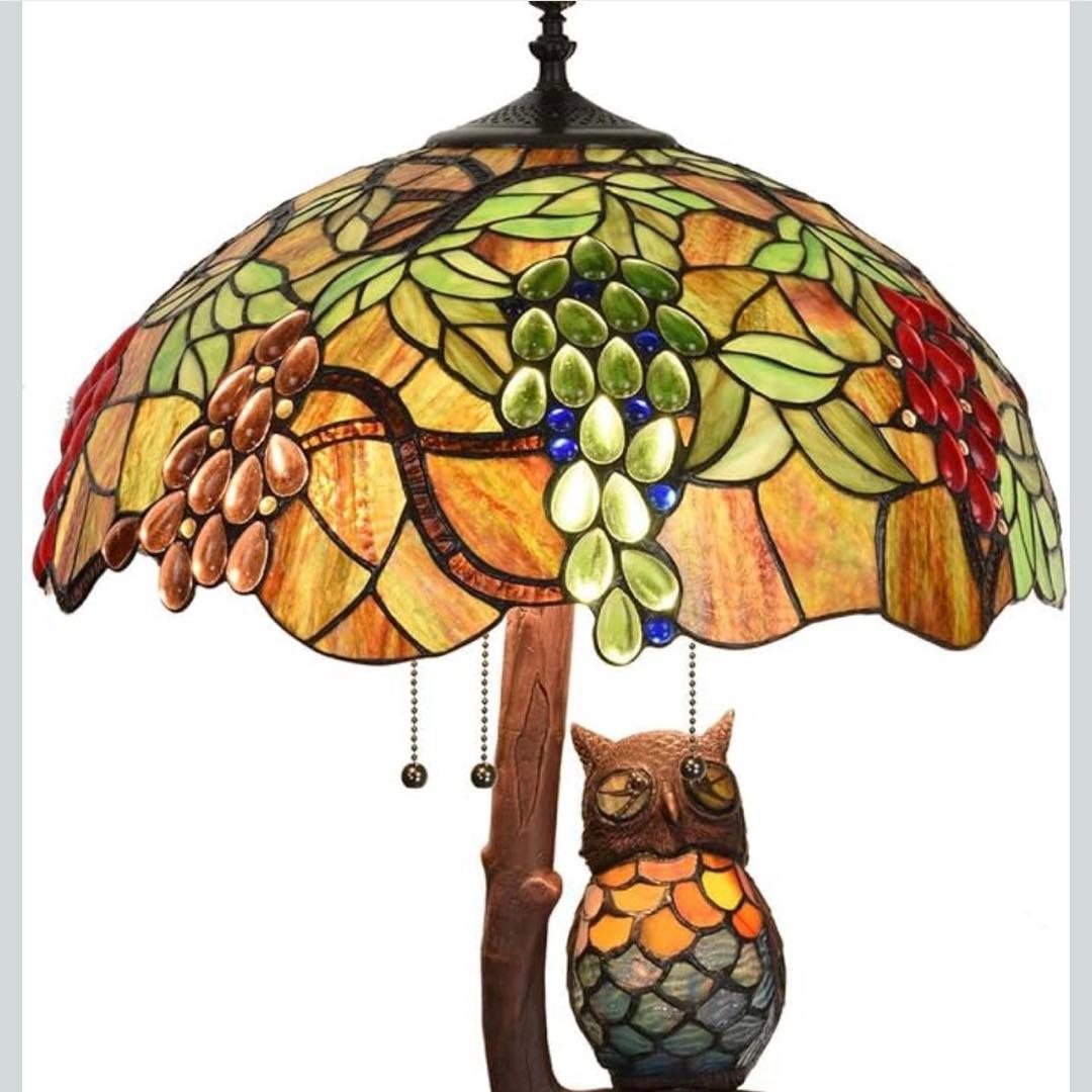 BIEYE照明　フロアライト　フロアスタンドライト　ステンドグラス