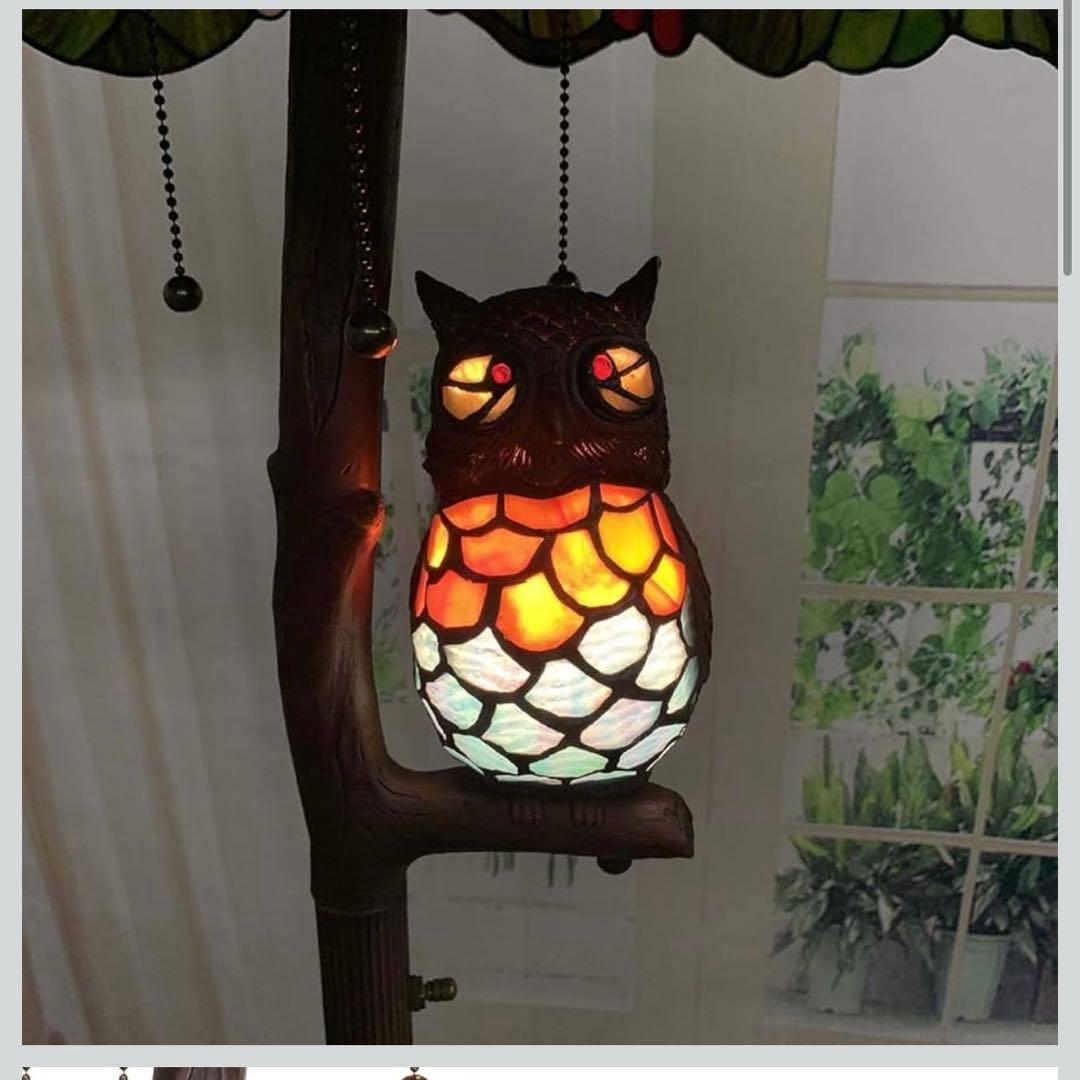 BIEYE照明　フロアライト　フロアスタンドライト　ステンドグラス