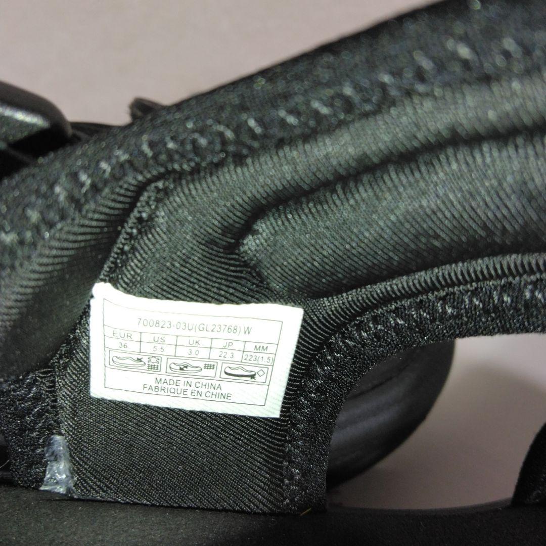 MBT KISUMU ブラック スポーツサンダル ベルクロ