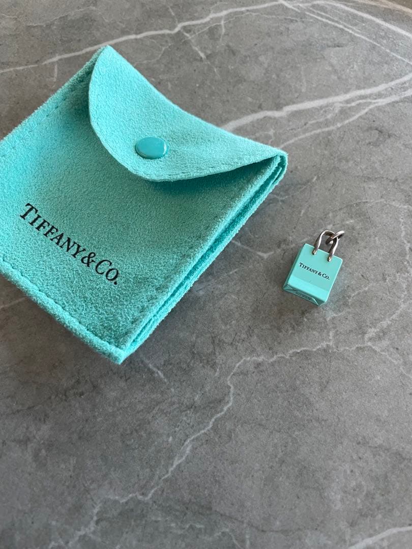 お値下げしました！希少ティファニー　ショップバック　チャーム