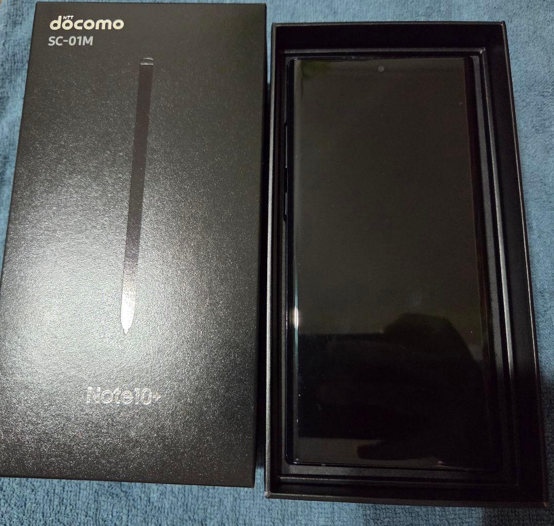 スマートフォン本体 Samsung Galaxy note10+ SC-01M Aura Black