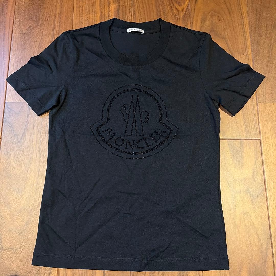 MONCLER ブラック Tシャツ XS