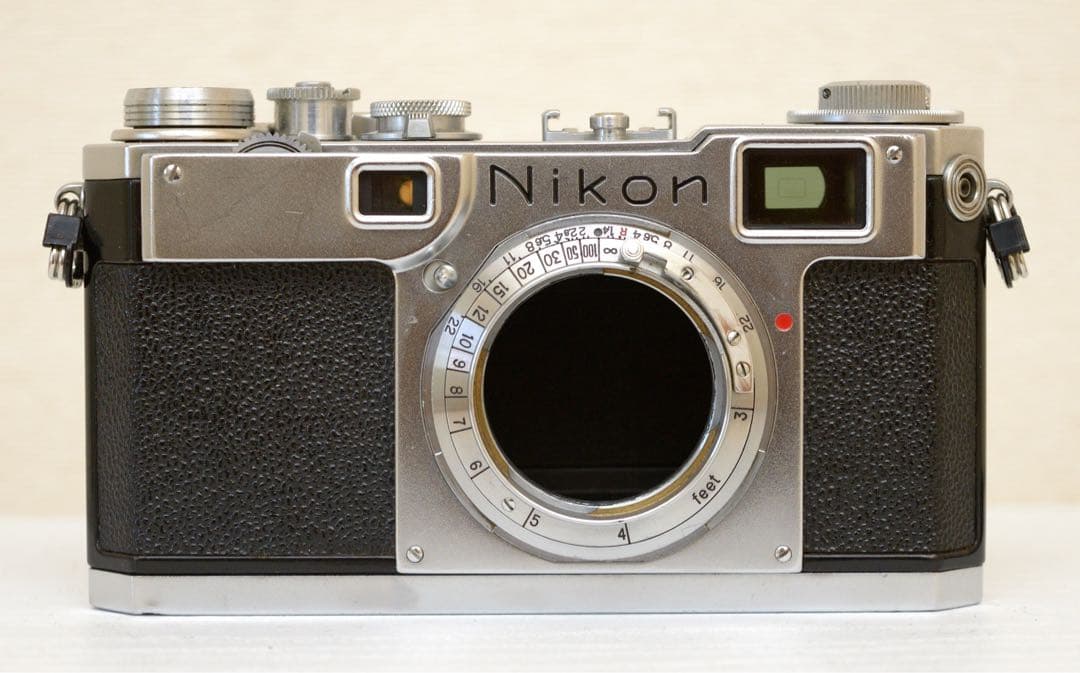 Nikon S2 レンジファインダーカメラ 革ケース付き
