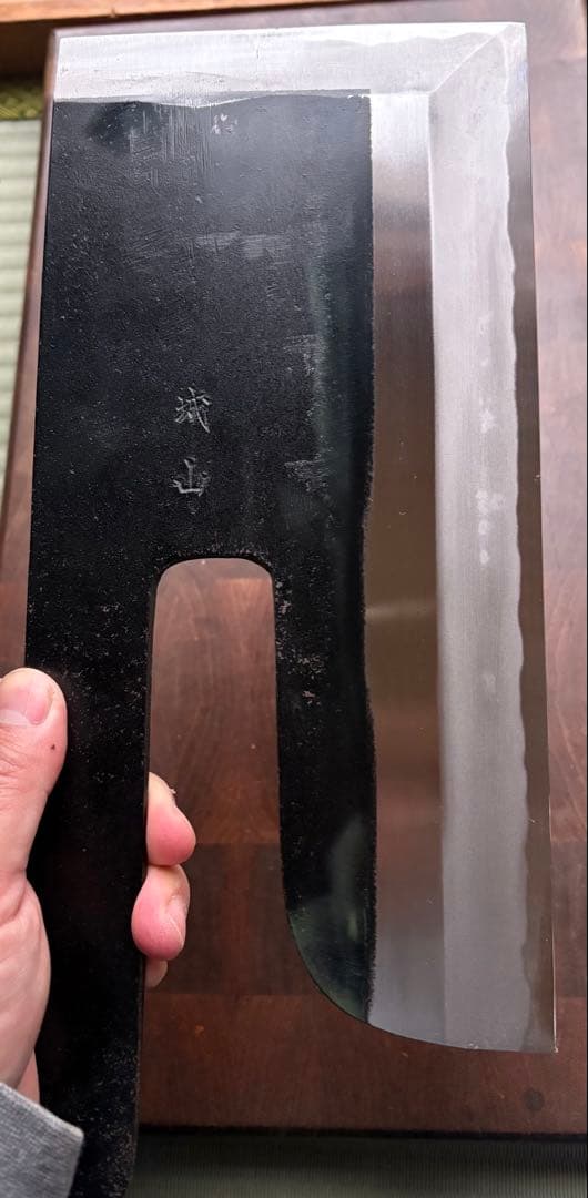 堺打刃物　城山刃物　麺切り　270mm 9寸　包丁　蕎麦切り　和包丁　白鋼