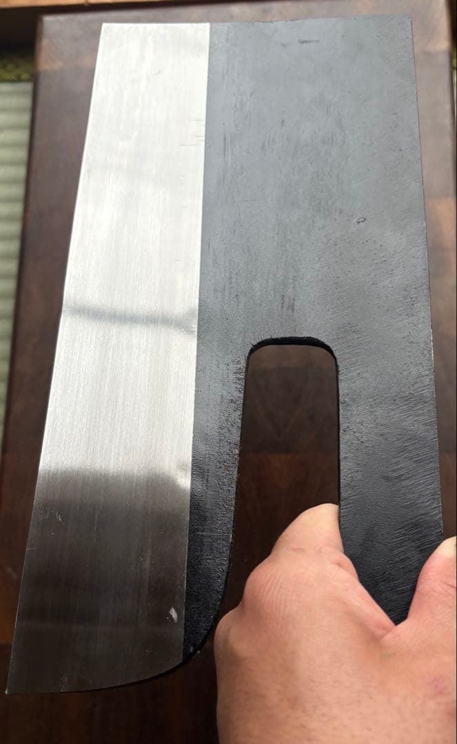 堺打刃物　城山刃物　麺切り　270mm 9寸　包丁　蕎麦切り　和包丁　白鋼