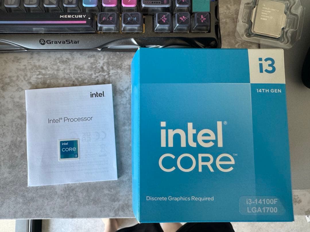 CPU intel core i3 14100f