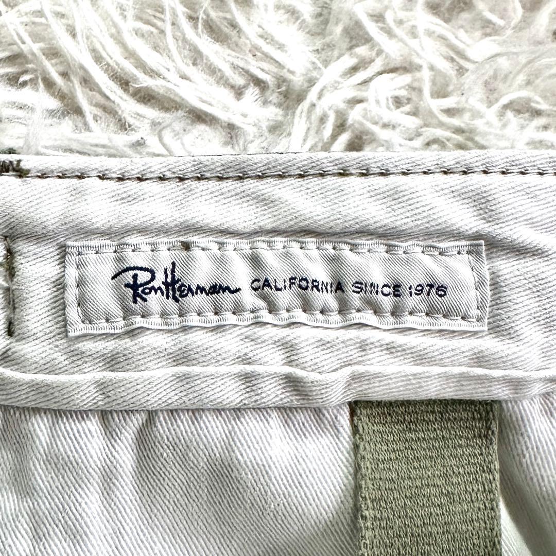 【希少】ロンハーマン ウォッシュ加工 ストレッチミリタリークロップドカーゴ M