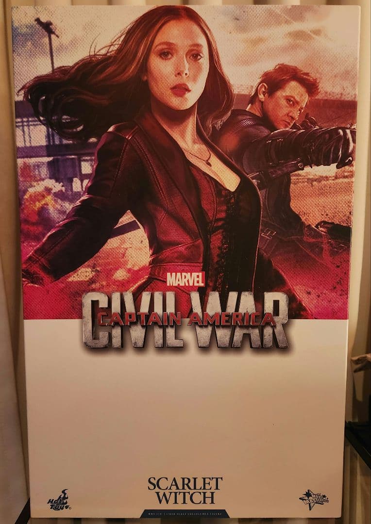 ホットトイズ 1/6 スカーレットウィッチ シヴィル・ウォー 一部劣化あり