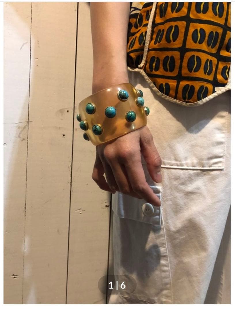 ジャンティークで購入 ルーサイトバングル