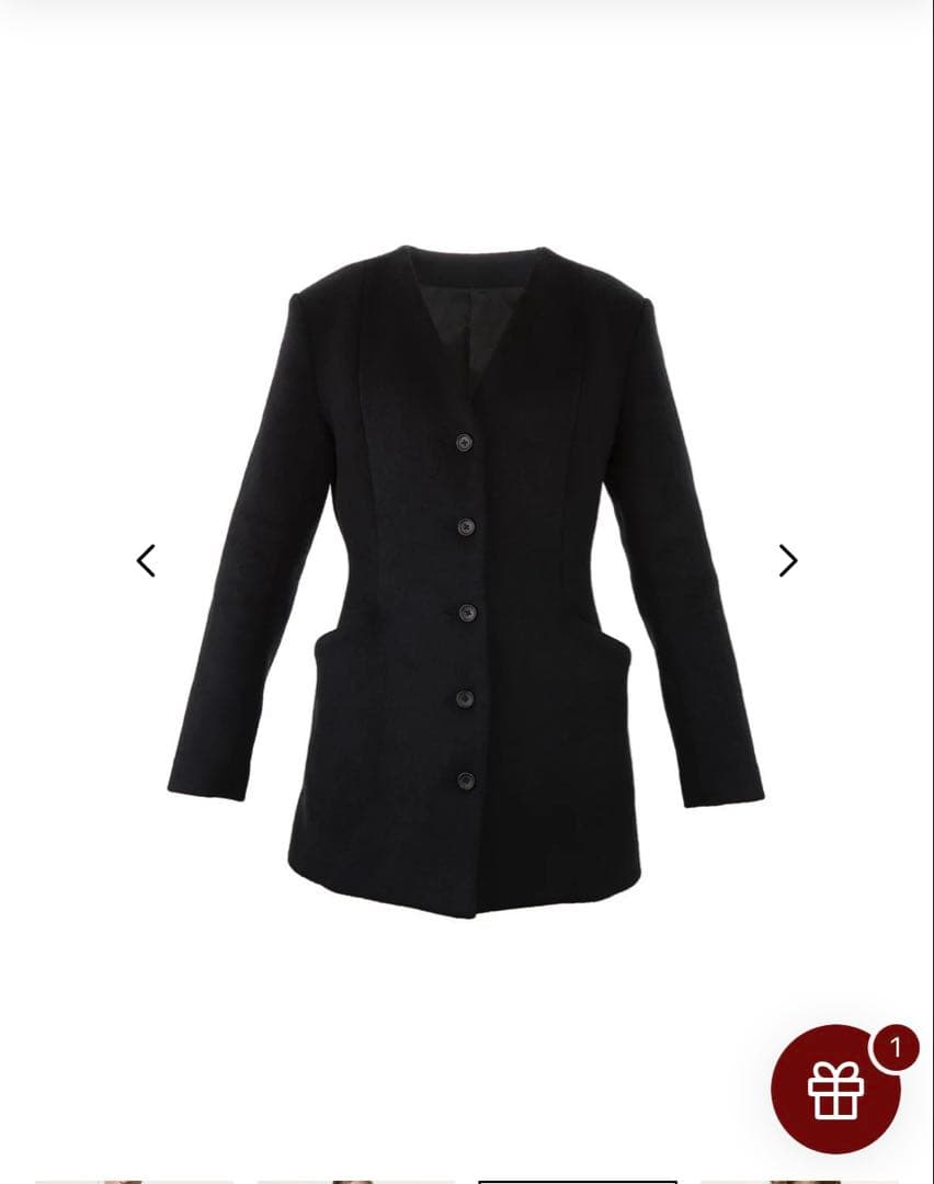 ジャケット・アウター the toe Clapham Jacket Onepiece Black S