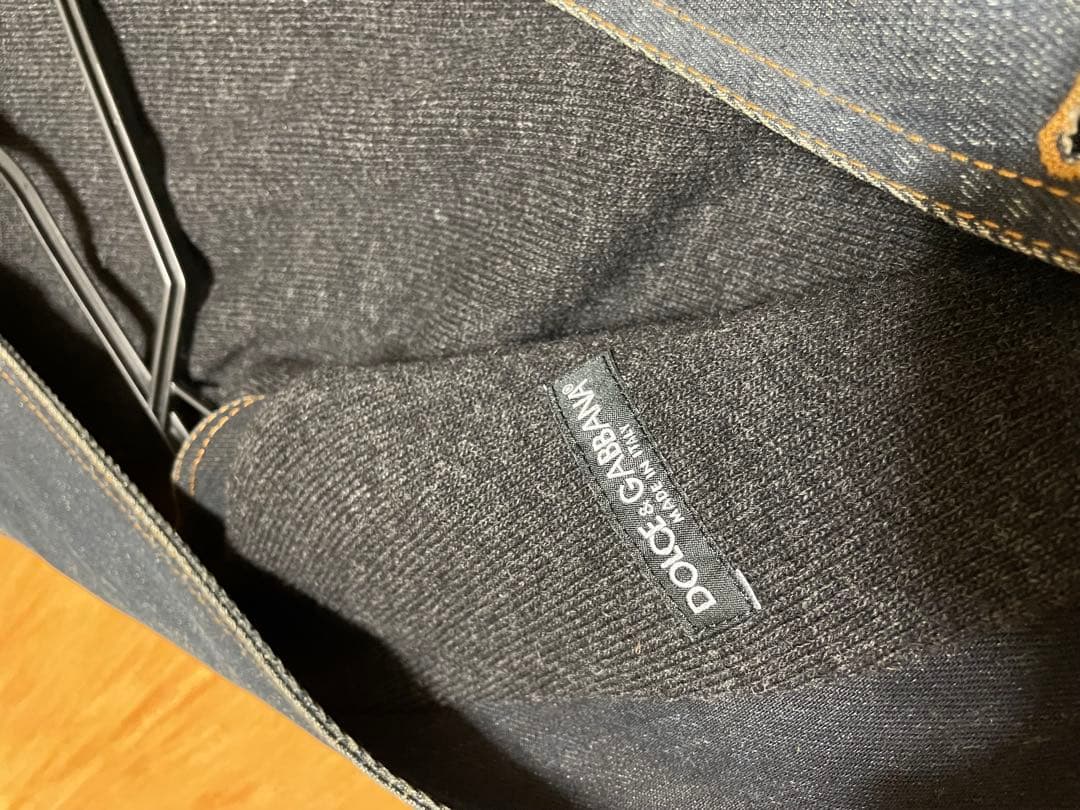 Dolce & Gabbana デニムベスト　赤西