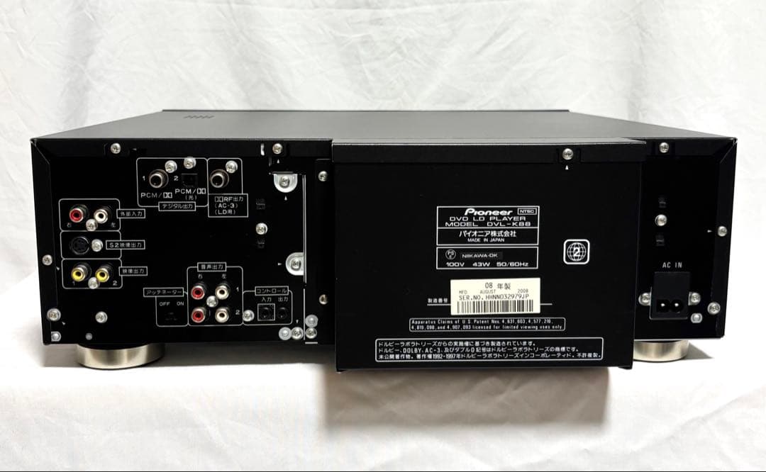 Pioneer LD/DVDプレーヤー DVL-K88 2008年製 カラオケ