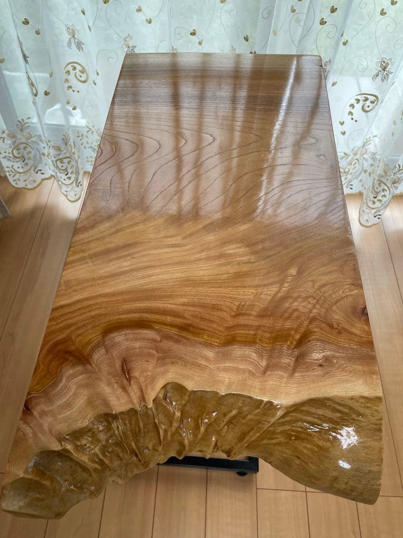 nn　一枚板　欅（けやき）　サイドテーブル　コーヒーテーブル