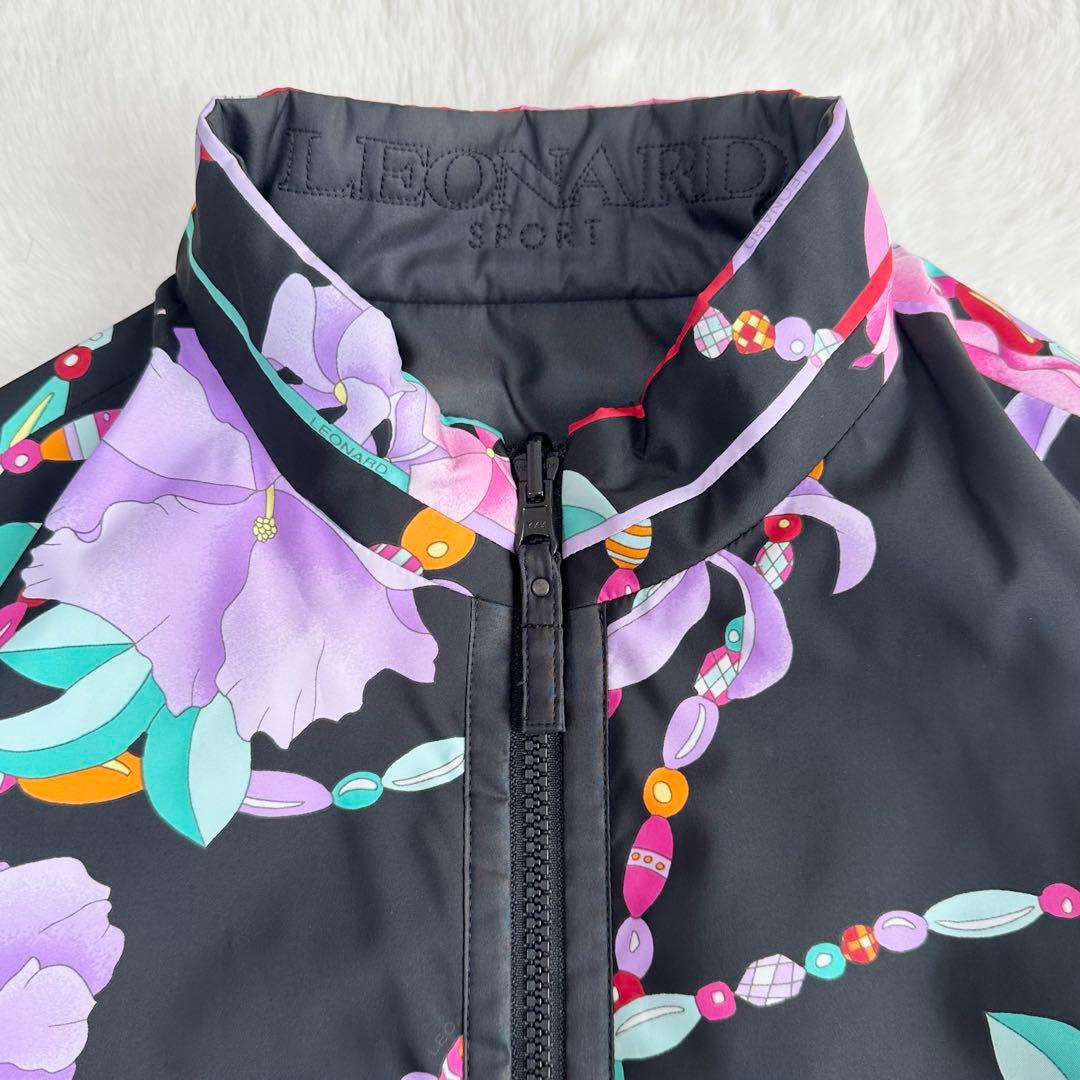 美品✨XL(42) レオナール リバーシブル ジャケット 花柄 LEONARD