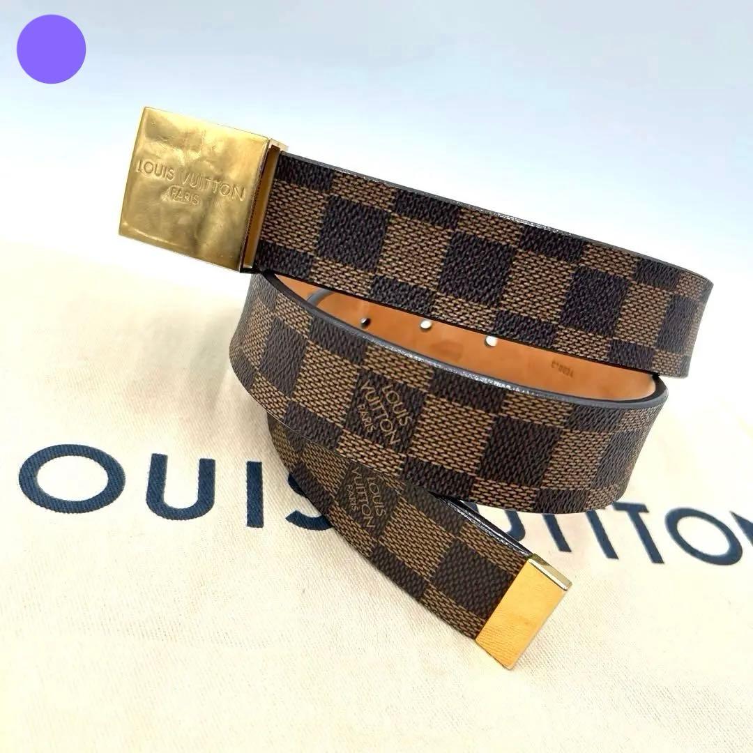 チーくん 様✨サンチュール・キャレ ダミエ・エベヌ M6802 ベルト