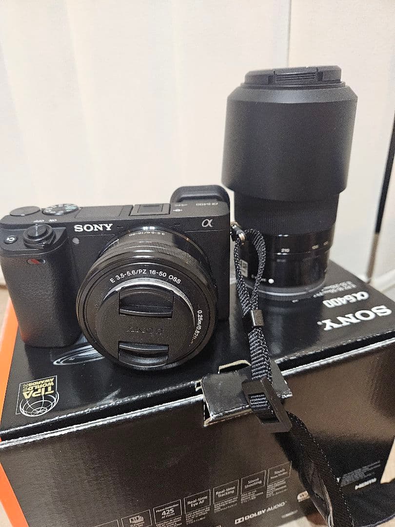 SONY a6400　ミラーレスカメラ　レンズ2個つき