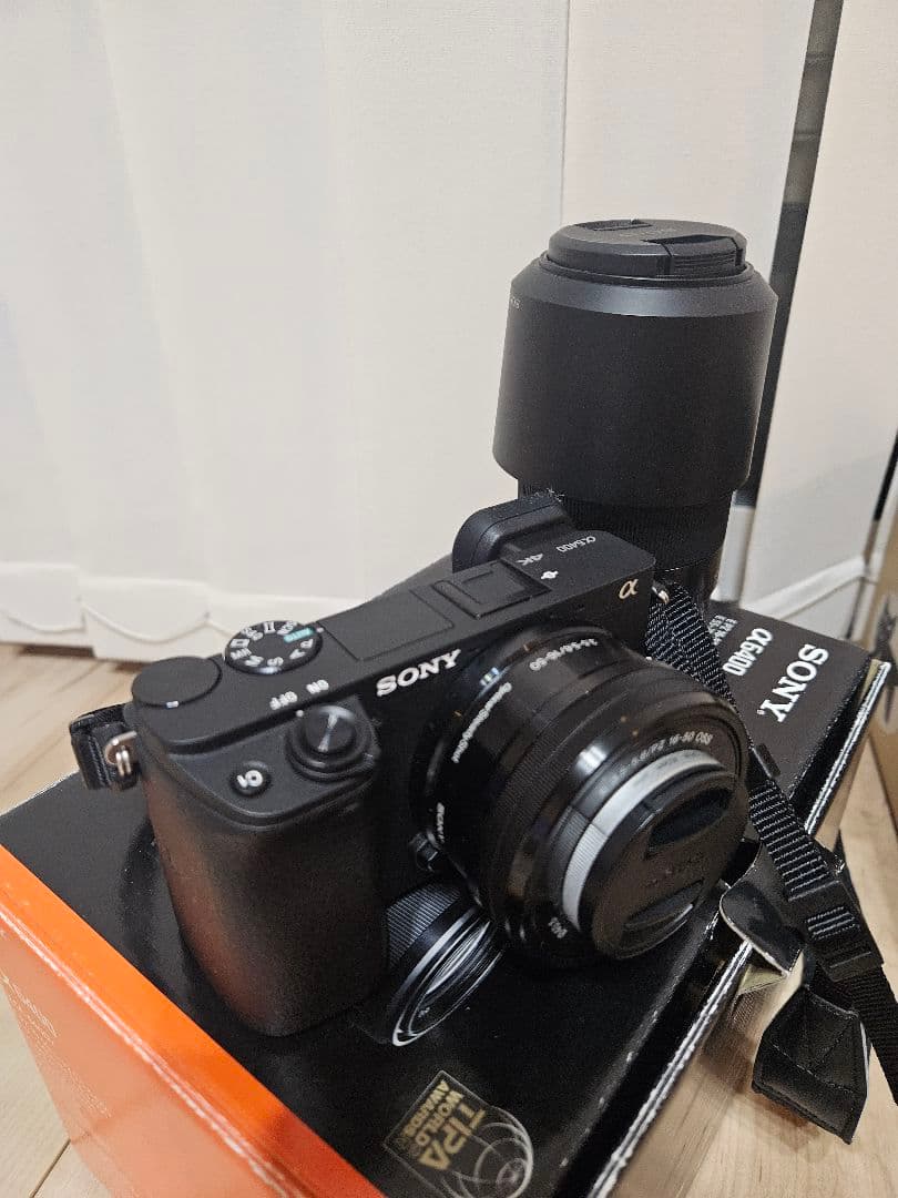 SONY a6400　ミラーレスカメラ　レンズ2個つき