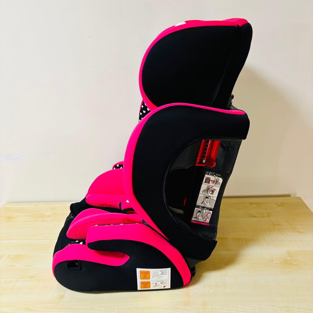 【美品】HG ミニーマウス チャイルドシート ピンク 限定モデル 西松屋 廃盤