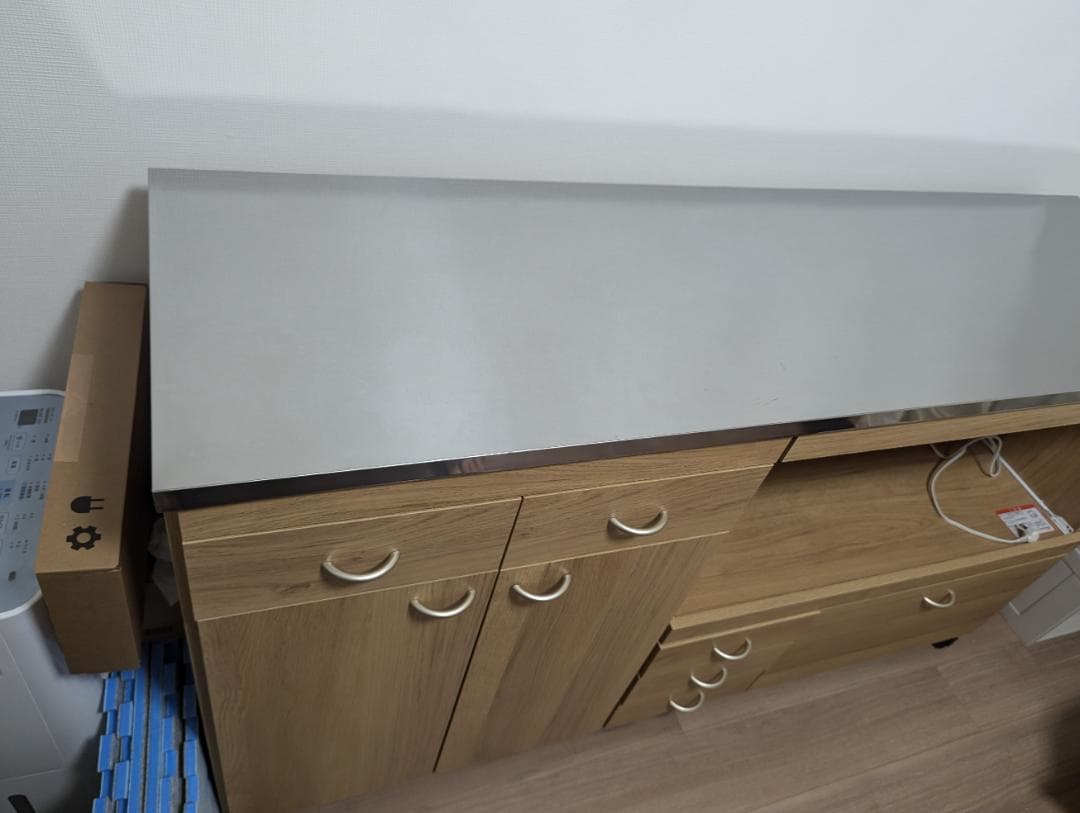 ベルメゾン 大型キッチンカウンター 150cm