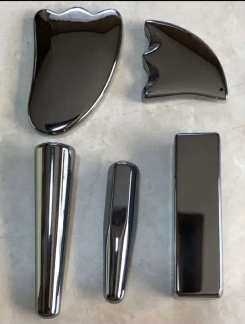 高純度15N テラヘルツ カッサプレートマッサージ棒5点セット