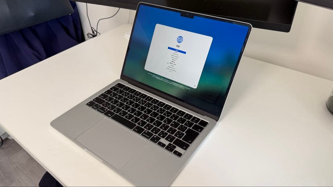 MacBookAir (2022, 13インチ, 8GB, M2, 通常利用済)