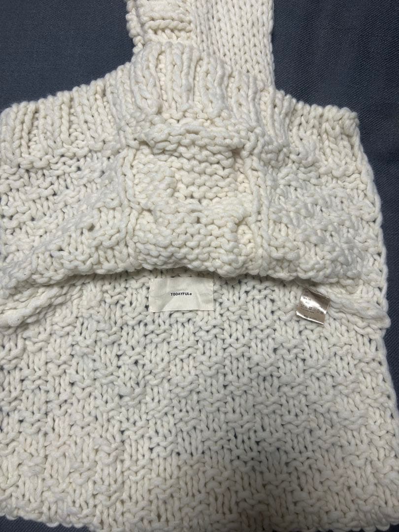 美品 TODAYFUL Hand Knit Balaclava