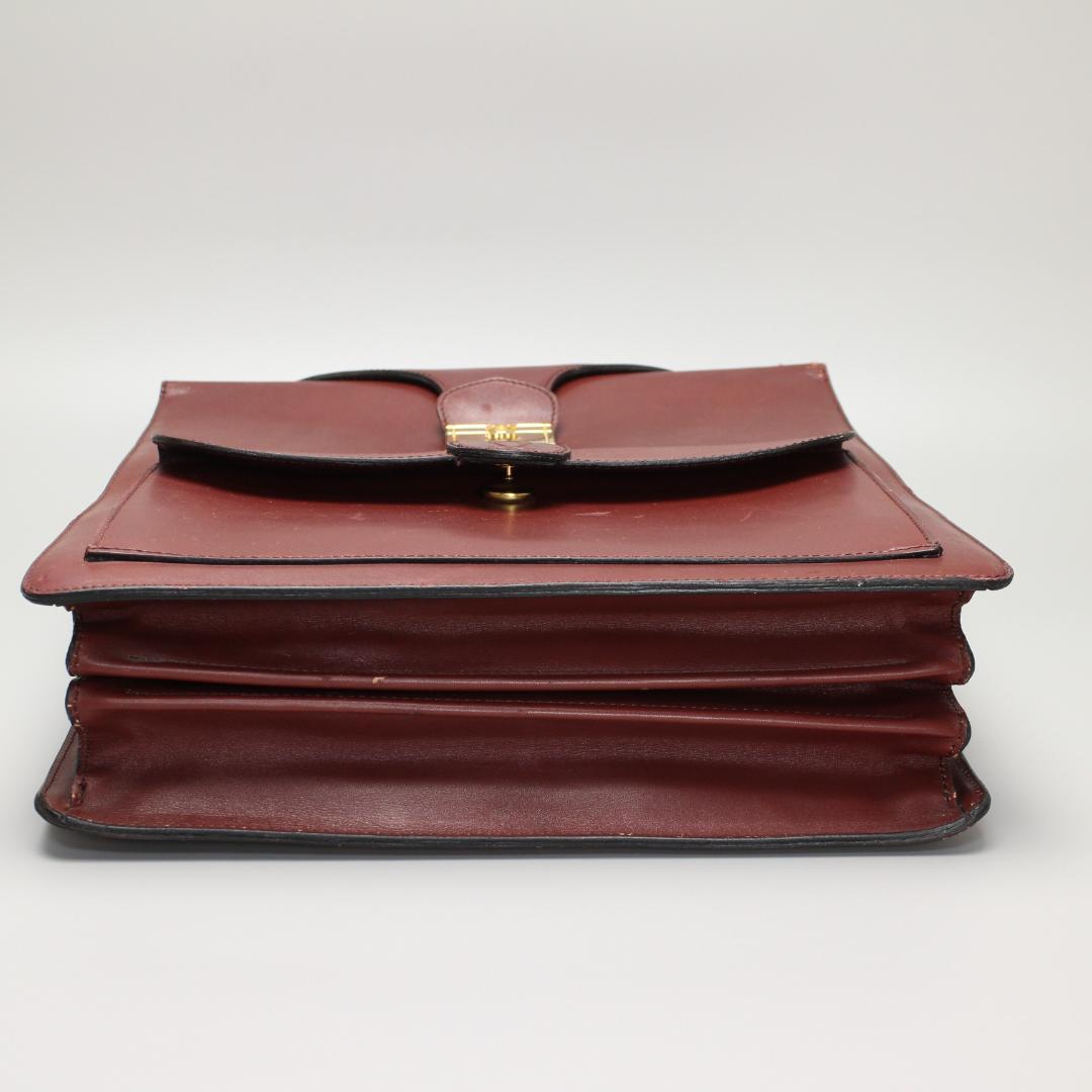 Cartier バッグ　 マストライン ボルドー　ビジネスバッグ　手提げ