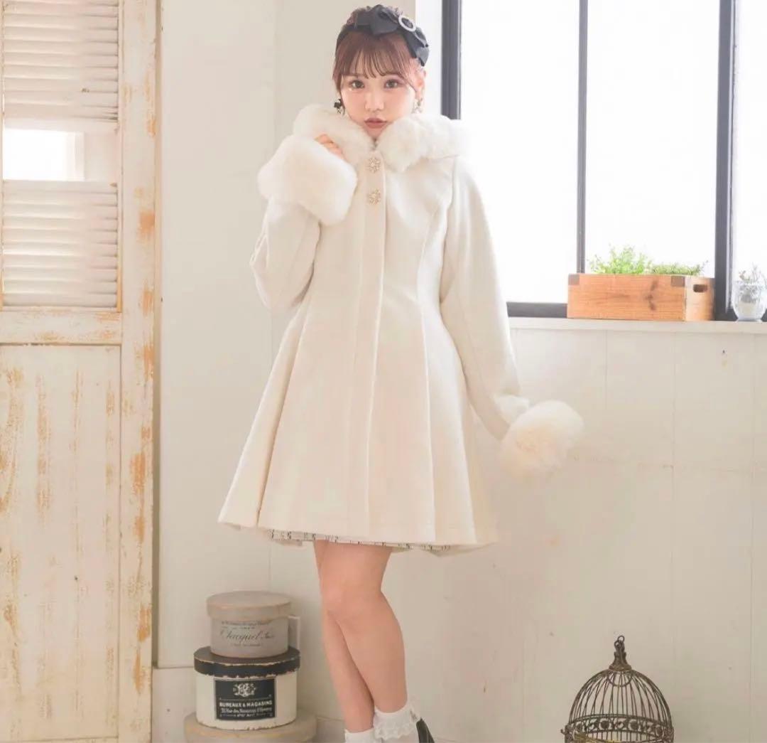 ROJITA ロジータ バックリボンフーディーコート フード付