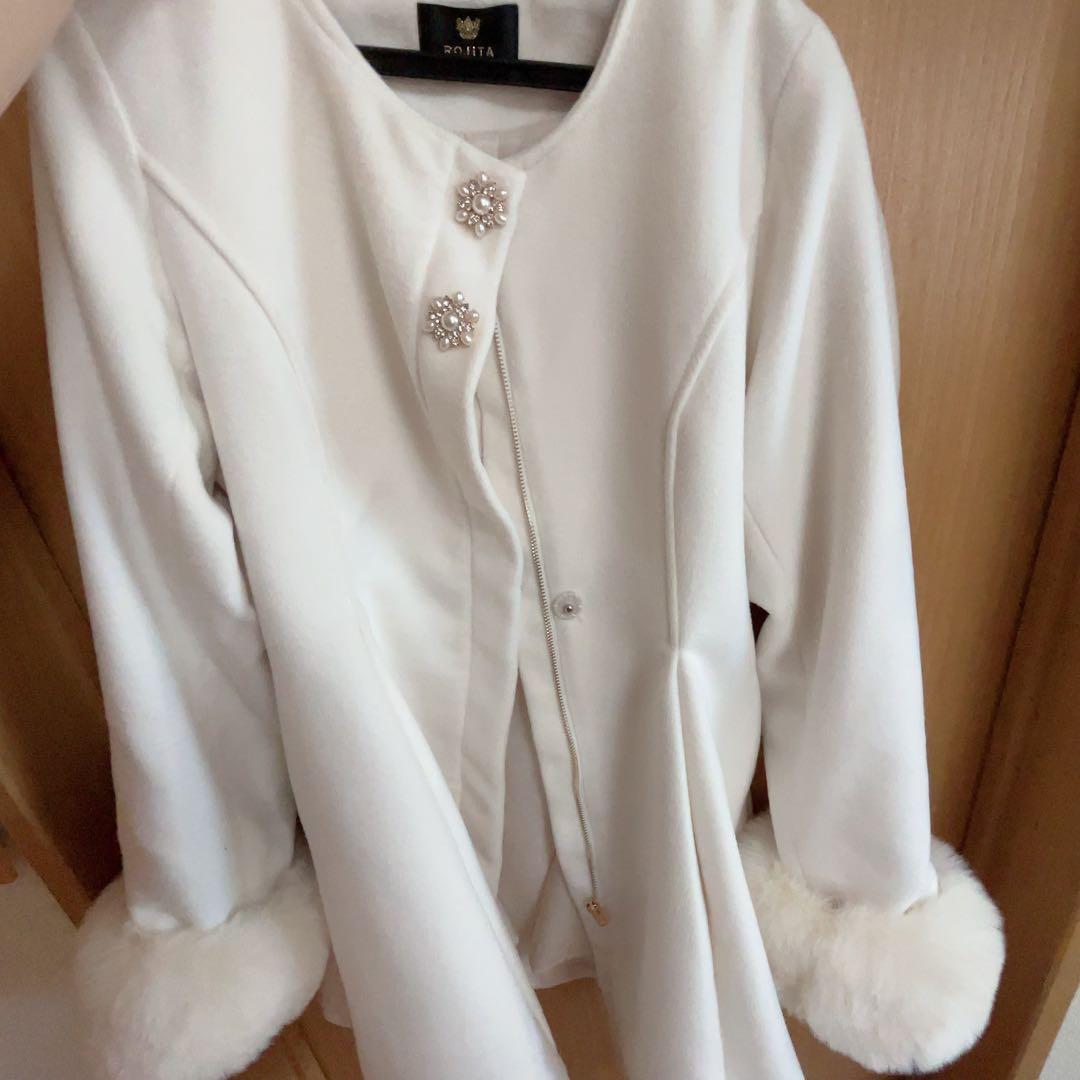 ROJITA ロジータ バックリボンフーディーコート フード付