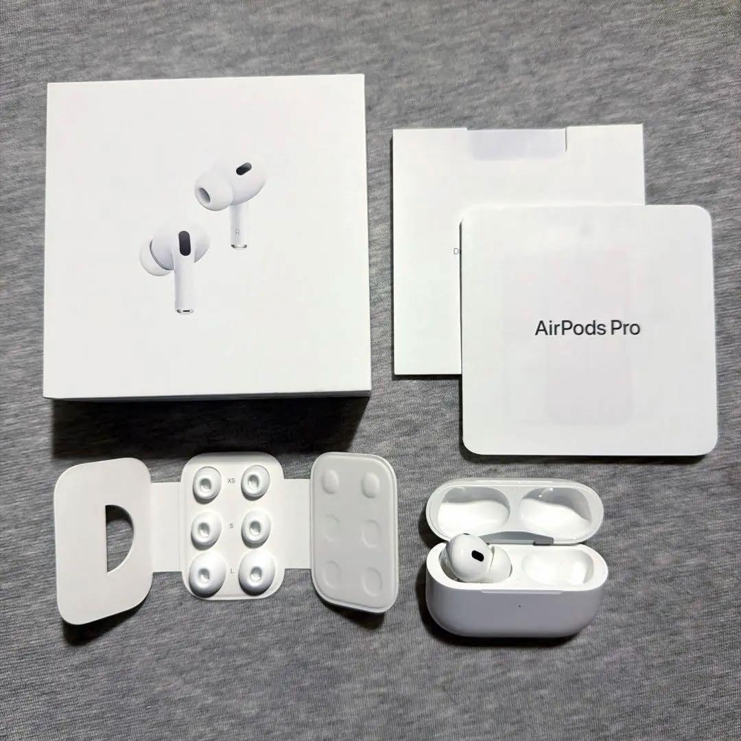 AirPodsPro2 ケースと左耳 純正 箱あり