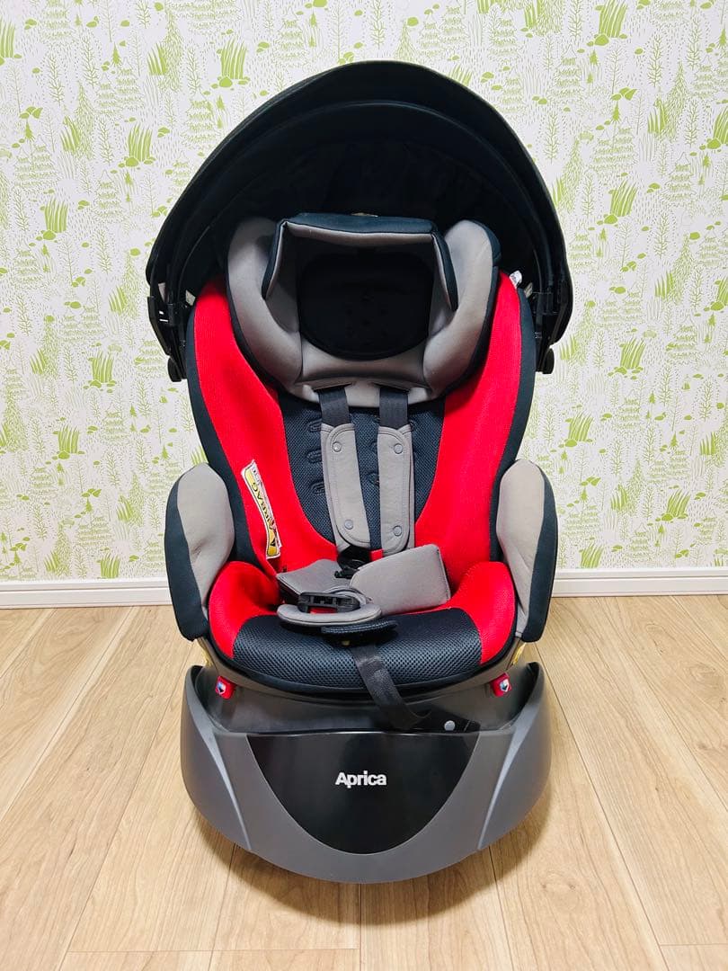 【美品】Aprica チャイルドシート ディアターンプラスプレミアム 新生児