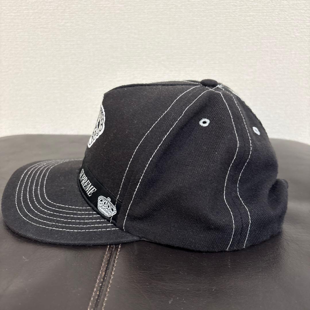 SUPREME シュプリーム クラウン刺繍 ブラックキャップ