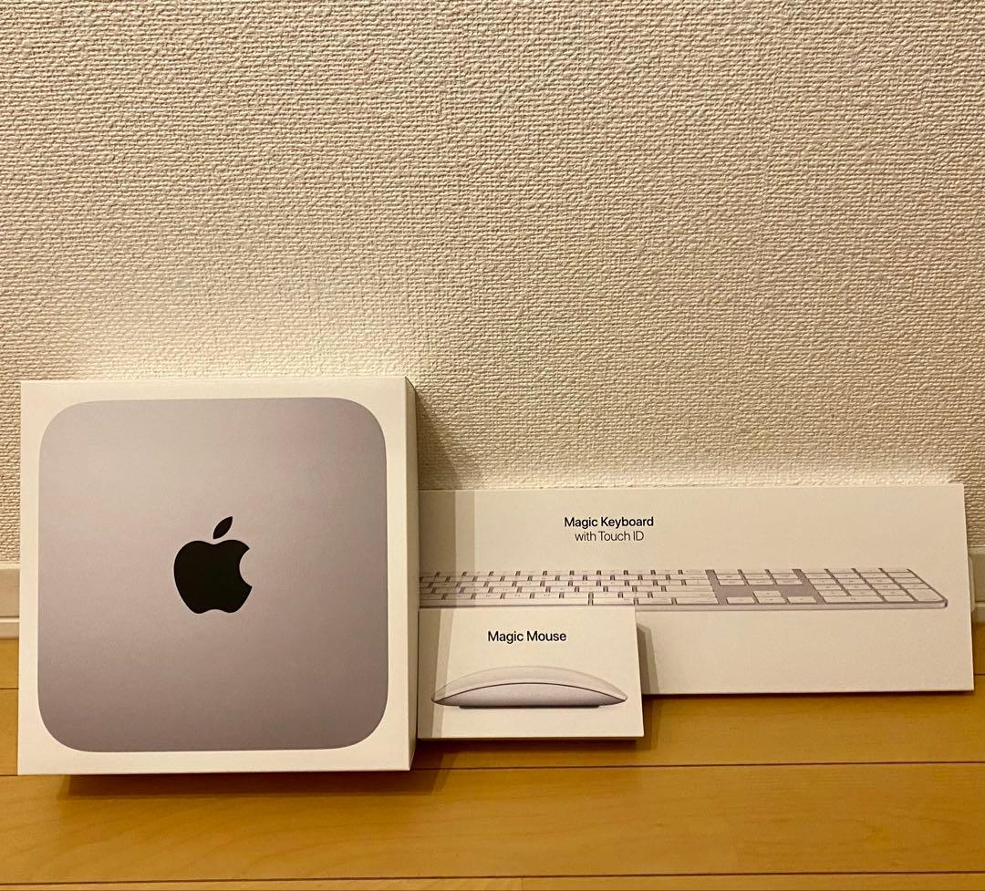 美品 Mac mini M2 8GB アップル製マウス、キーボードセット