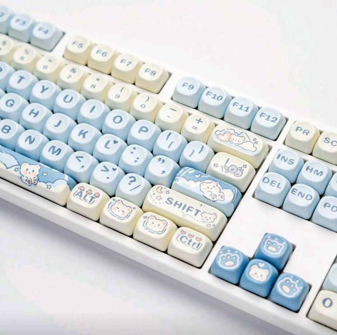 メカニカルキーボード　108KEY、青軸、US配列