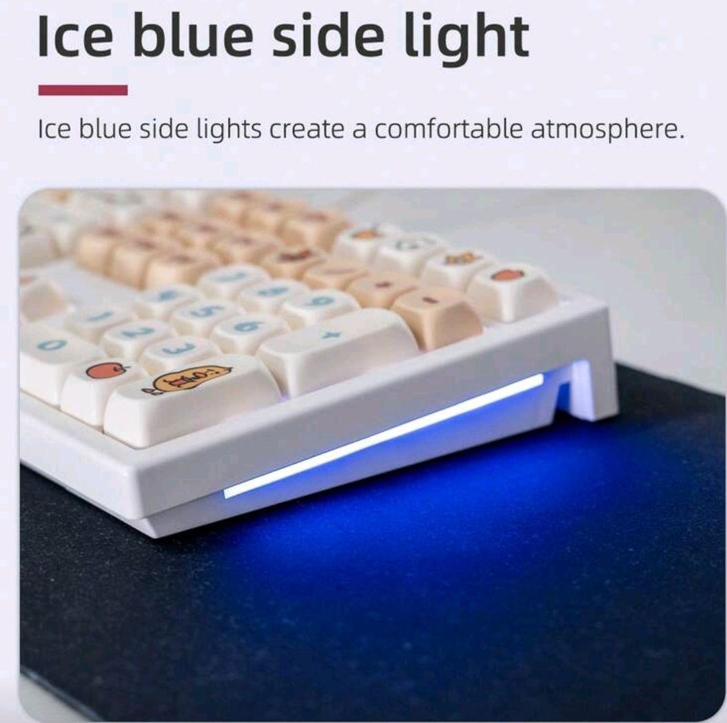 メカニカルキーボード　108KEY、青軸、US配列