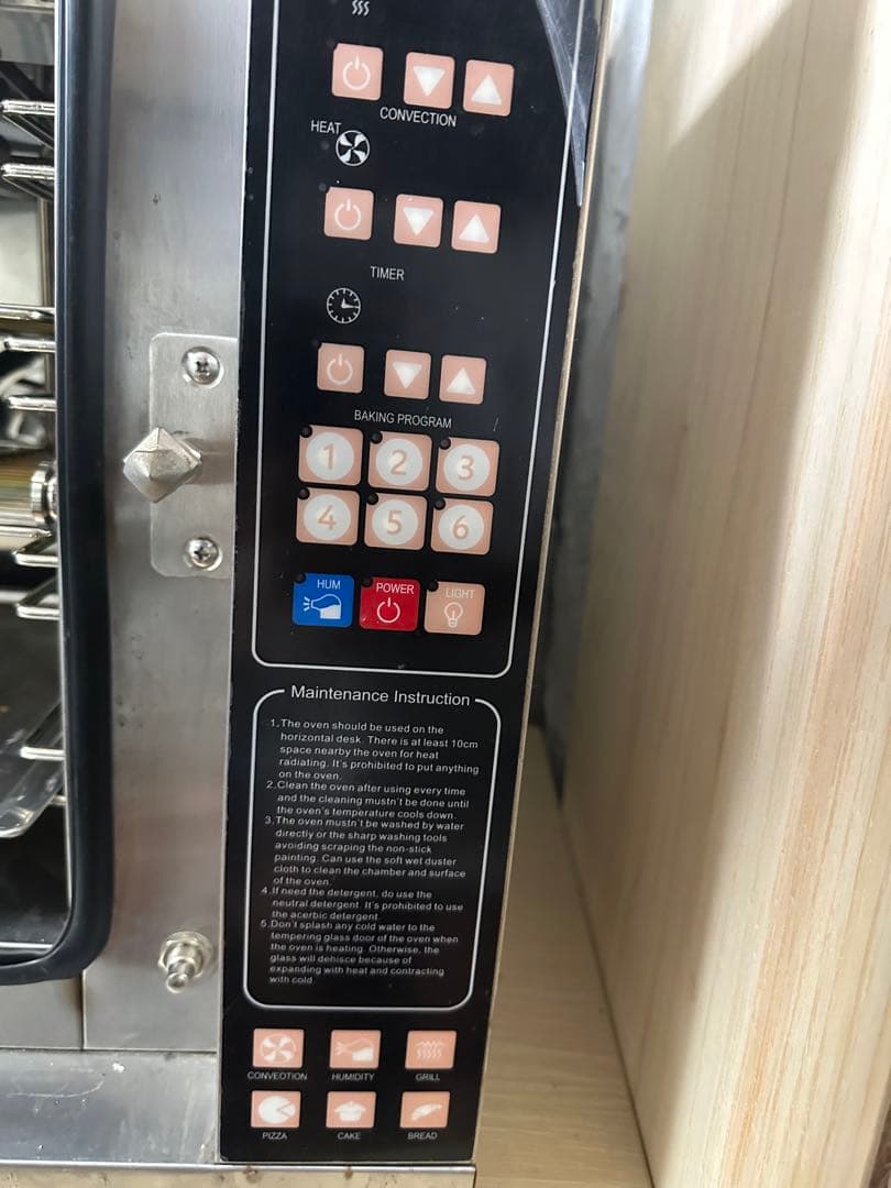 ビルトインオーブン ステンレス製