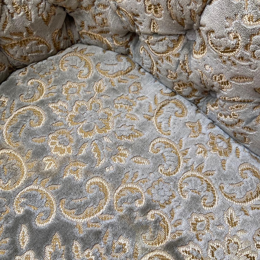 マルニ木工　1人掛けソファ 金華山　アンティークソファ　カリモク