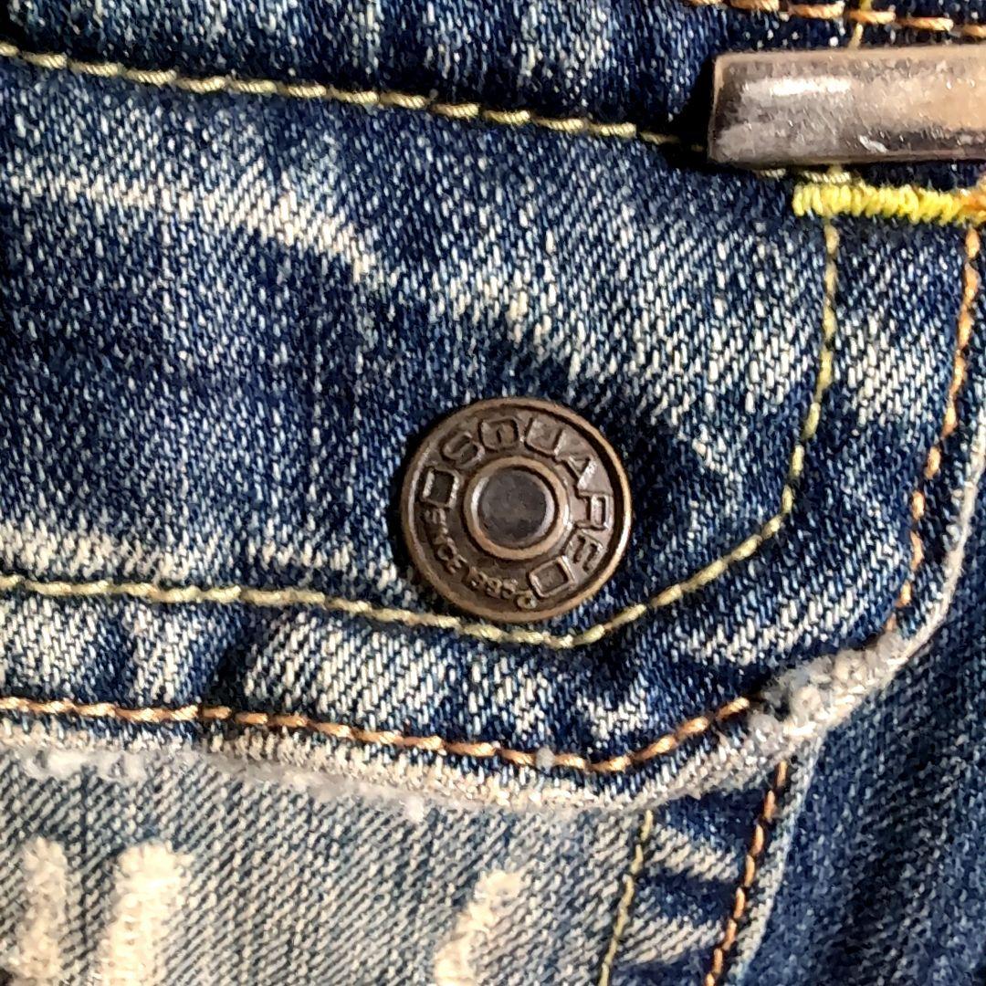 ds9 DSQUARED2 ボア × デニムジャケット メンズM