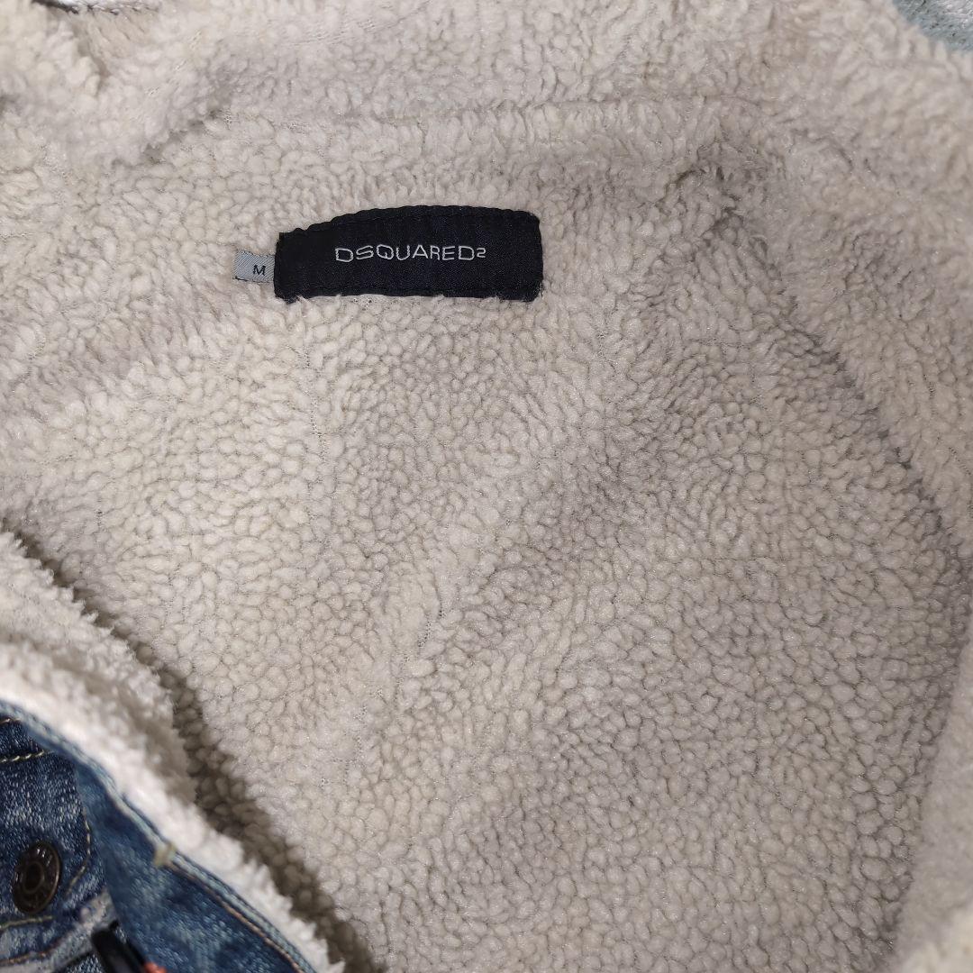 ds9 DSQUARED2 ボア × デニムジャケット メンズM