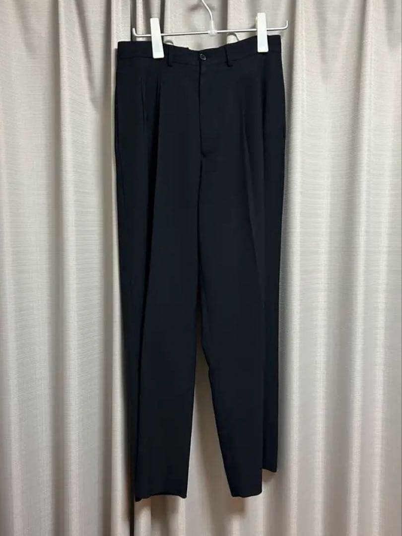 armani 90s ウールワイドスラックス　イタリア製　サイズ46