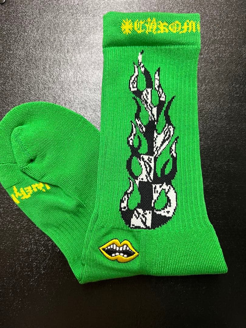 CHROME HEARTS クロムハーツ マッティーボーイ ソックス グリーン