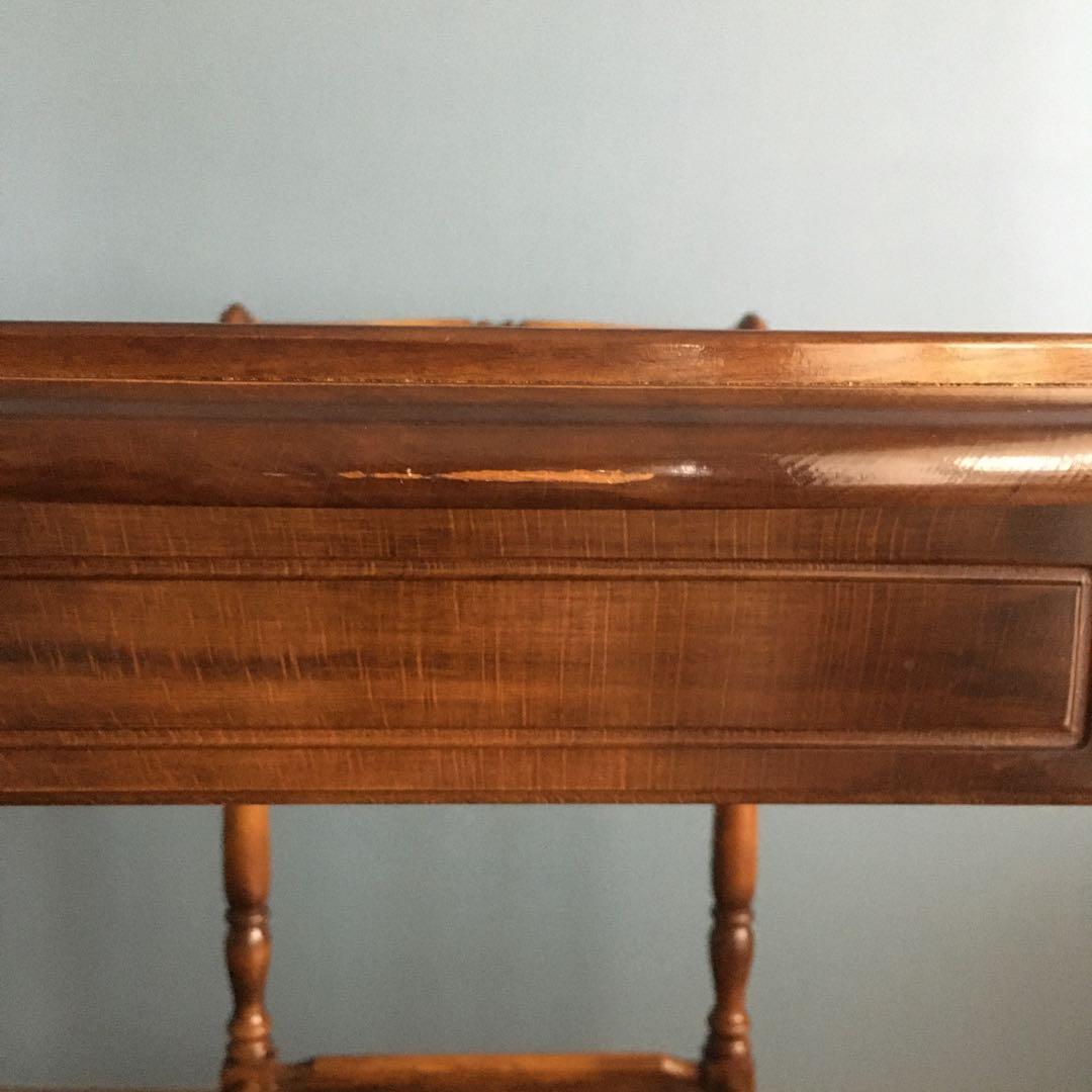 カリモク家具 キッチンワゴン 引き出し付き オールドカリモク 昭和レトロ