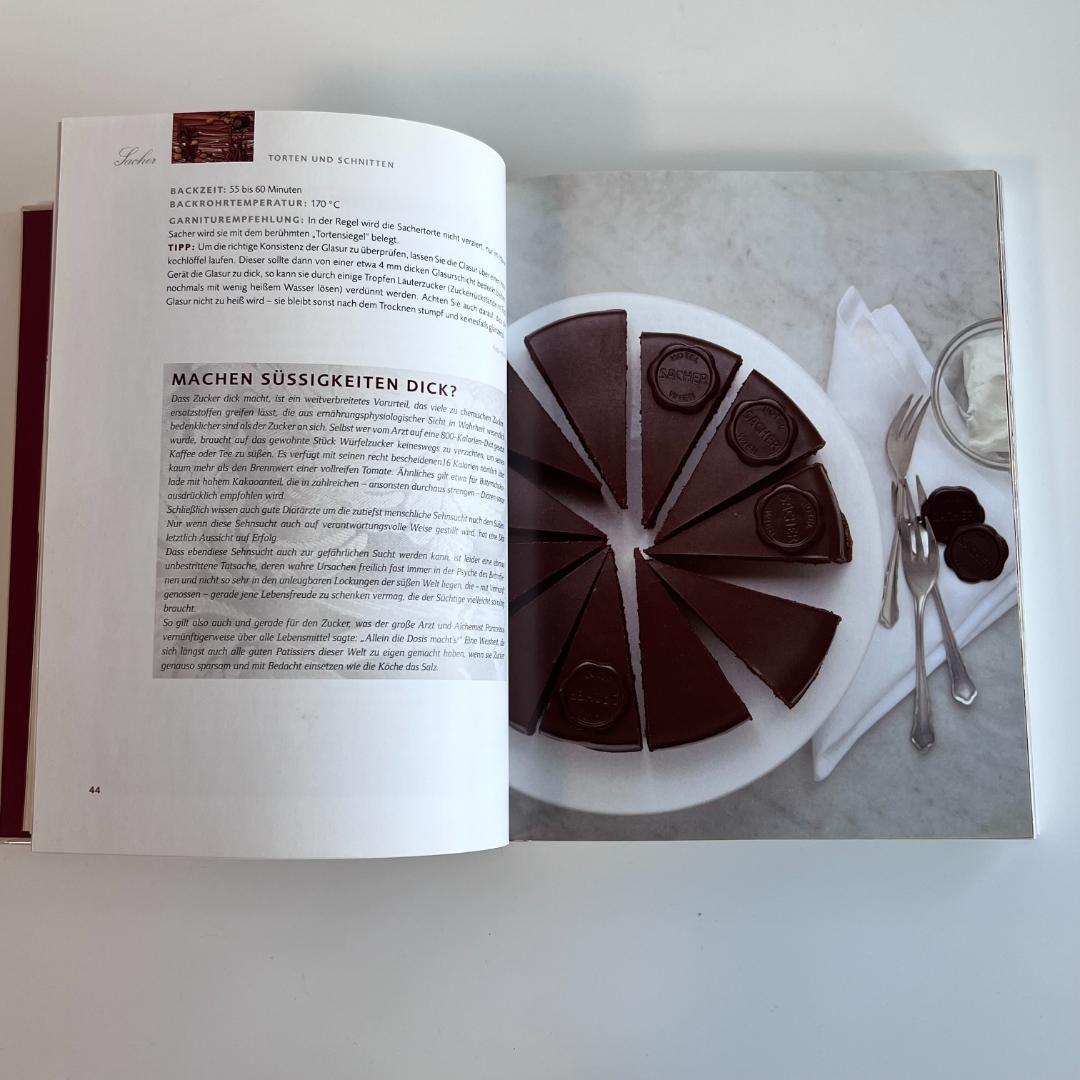 洋書　製菓レシピ本　ホテルザッハー　オリジナルレシピ集