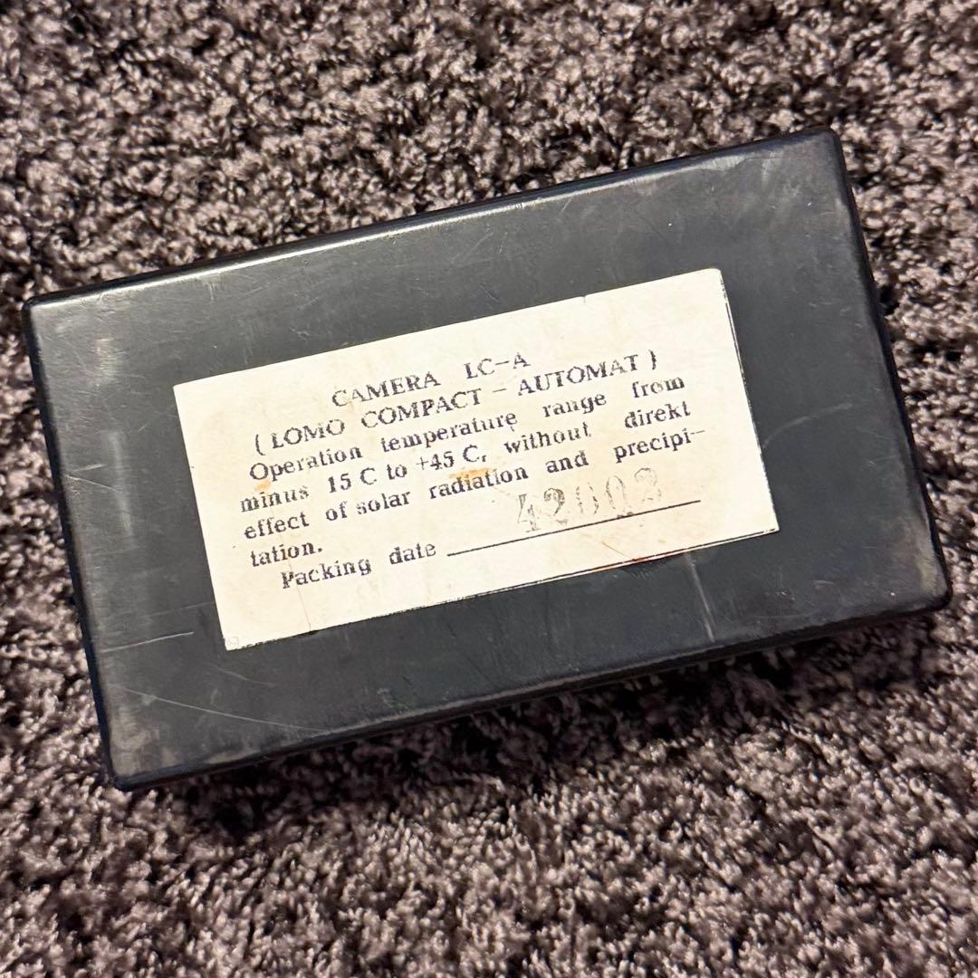 LOMO LC-A フィルムカメラ ブラック ロモ ロシア トイカメラ エモい