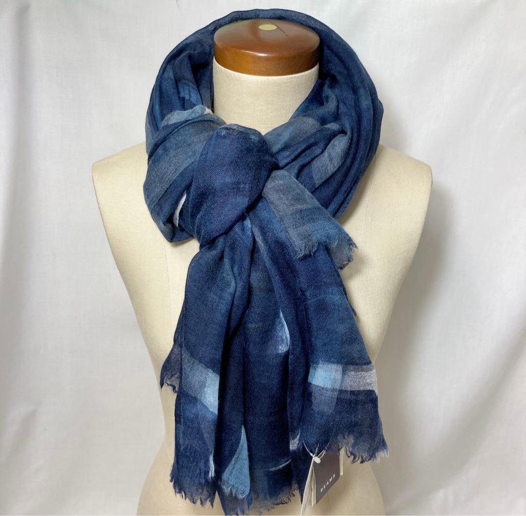 Y6192 定価58000 アンドレアズ　カシミヤ100%大判ストール