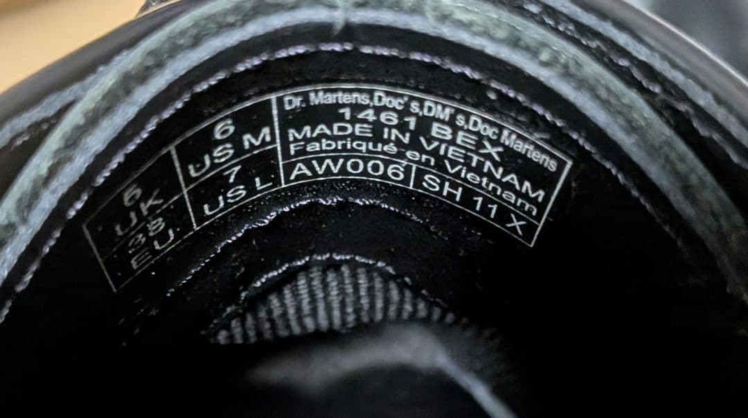 Dr. Martens/ドクターマーチン 1461 BEX 3ホールシューズ