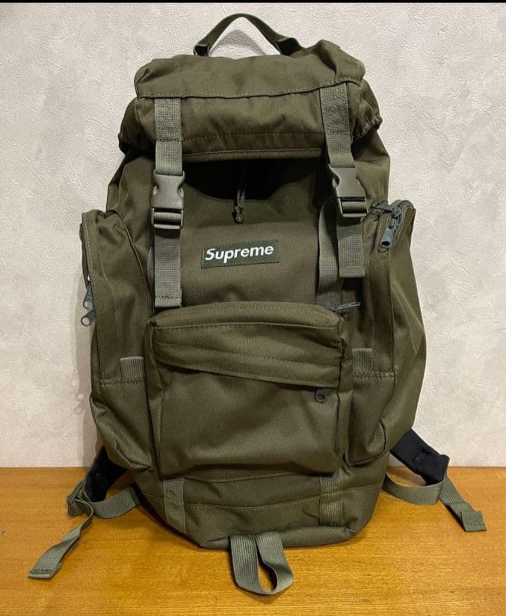 SUPREME 03SS ボックスロゴ バックパック カーキ