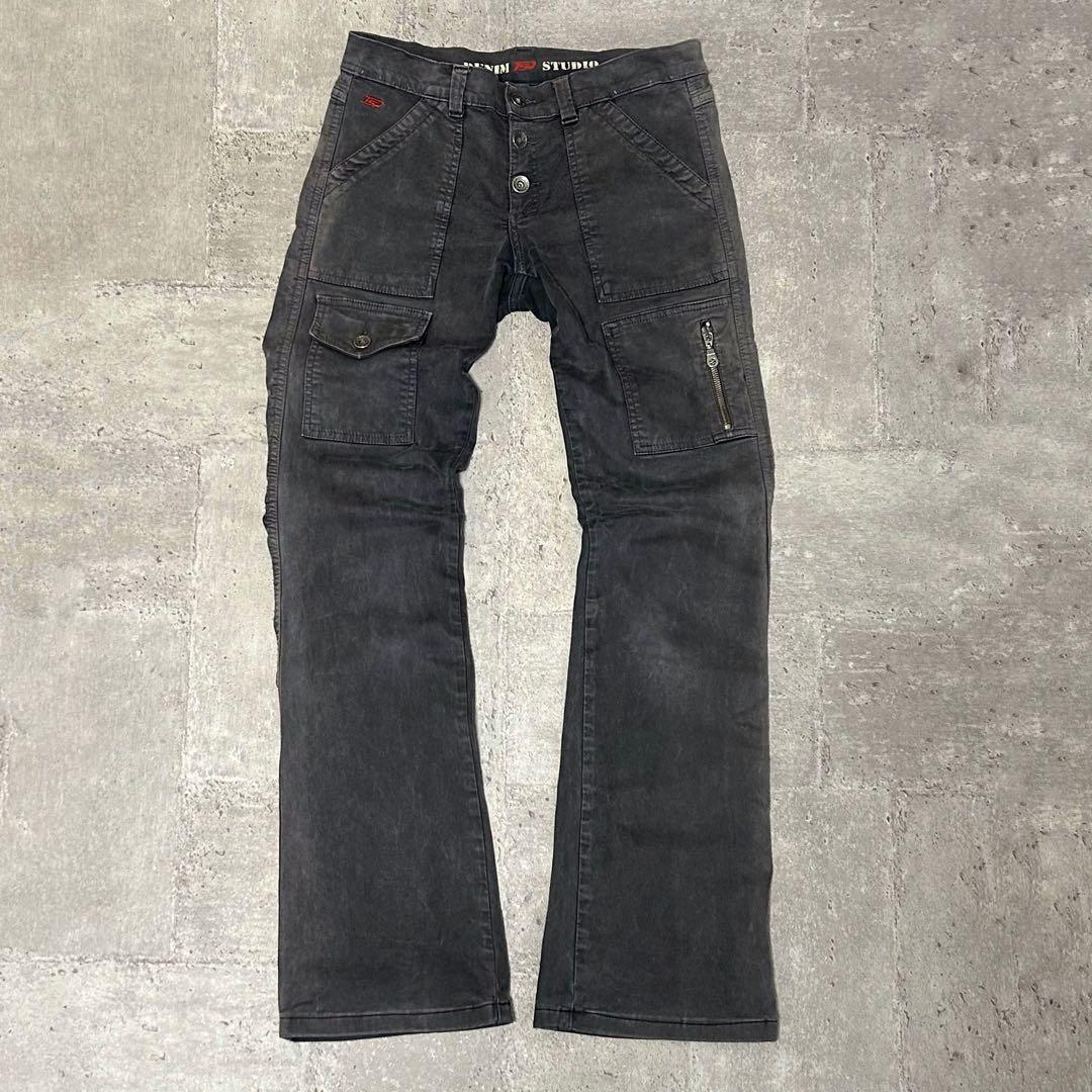 パンツ 00s archive cargopants flare Y2K gimmick